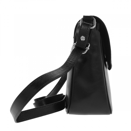 Geanta de dama din piele naturala, model 255, Negru [4]