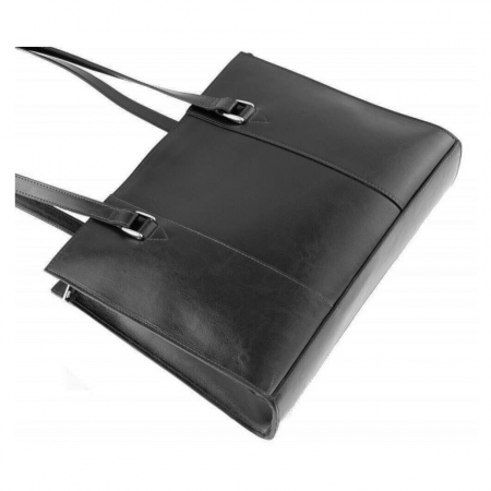Geanta mica de dama din piele naturala, model 258, Negru [2]