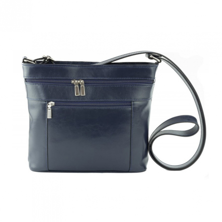Geanta de dama din piele naturala, model 262, Bleumarin [4]