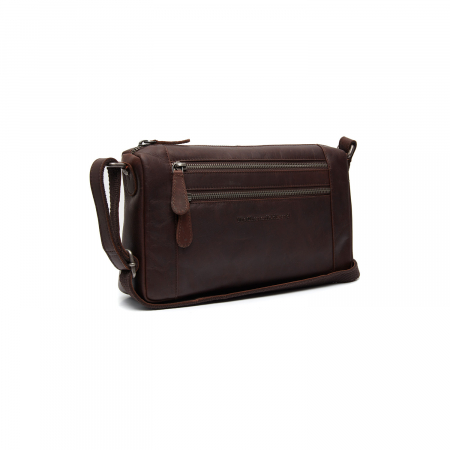 Geanta de dama din piele naturala, The Chesterfield Brand, Alberta, Maro inchis