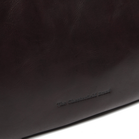 Geanta de dama, din piele naturala, The Chesterfield Brand, Alexandria, Maro inchis [3]
