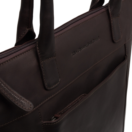 Geanta de dama din piele naturala, The Chesterfield Brand, Altona, Maro inchis [2]
