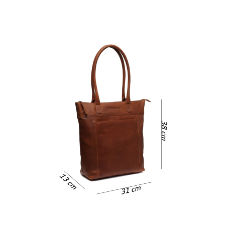 Geanta de dama din piele naturala, The Chesterfield Brand, Altona, Maro coniac [3]