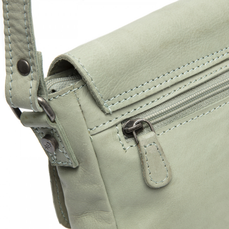 Geanta de dama din piele naturala, The Chesterfield Brand, Ann, Verde ou de rata [7]