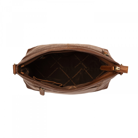 Geanta de dama din piele naturala, The Chesterfield Brand, Annic, de mana si umar, Maro coniac [4]