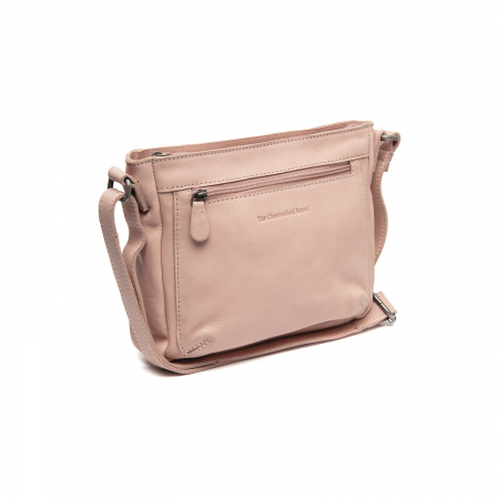 Genti de zi - Geanta de dama din piele naturala, The Chesterfield Brand, Aston, Roz pudra