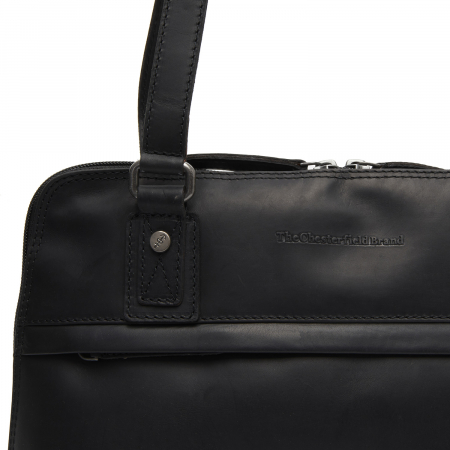 Geanta de dama din piele naturala, The Chesterfield Brand, Belgrado, Negru [1]