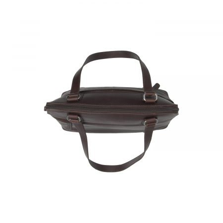 Geanta de dama din piele naturala, The Chesterfield Brand, Belgrado, Maro inchis [2]