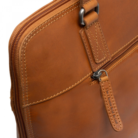 Geanta de dama din piele naturala, The Chesterfield Brand, Branson, Maro coniac [6]
