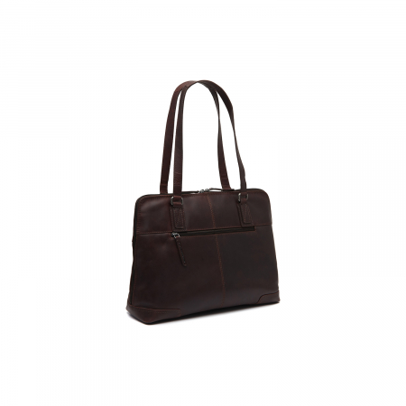 Geanta de dama din piele naturala, The Chesterfield Brand, Branson, Maro inchis [5]