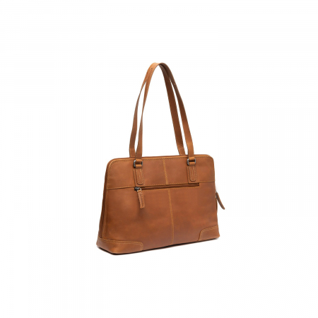 Geanta de dama din piele naturala, The Chesterfield Brand, Branson, Maro coniac [7]