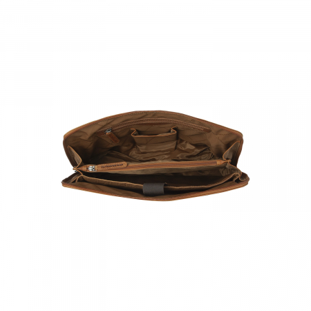 Geanta de dama din piele naturala, The Chesterfield Brand, Branson, Maro coniac [5]