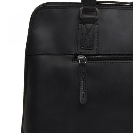 Geanta de dama din piele naturala, The Chesterfield Brand, Branson, Negru [4]