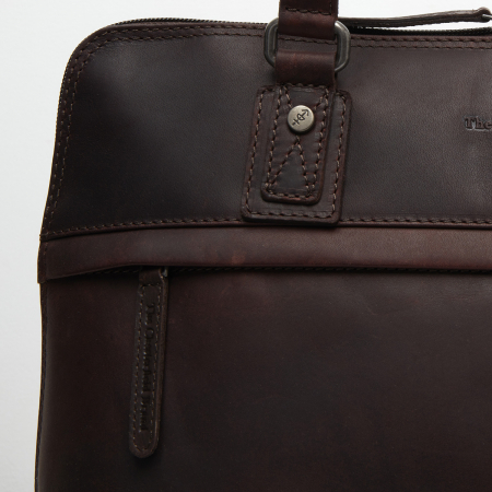 Geanta de dama din piele naturala, The Chesterfield Brand, Branson, Maro inchis [1]