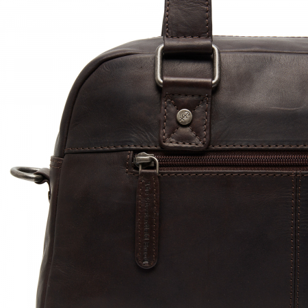 Geanta de dama, din piele naturala, The Chesterfield Brand, Dover, Maro inchis [4]