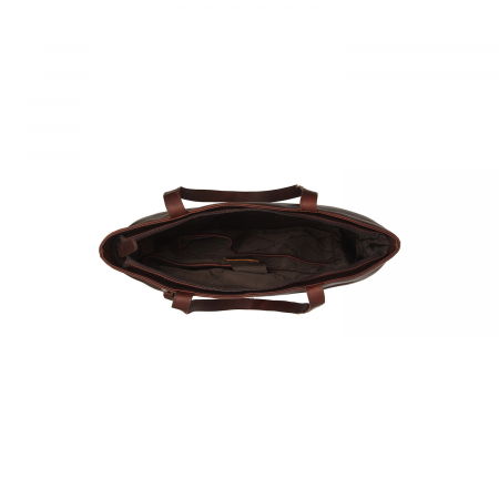 Geanta de dama din piele naturala, The Chesterfield Brand, Emilia, Maro inchis [2]