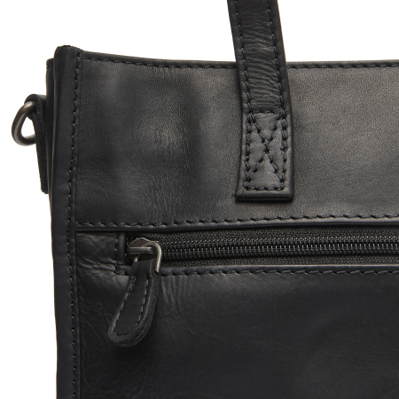 Geanta de dama, din piele naturala, The Chesterfield Brand, Estella, Negru [4]