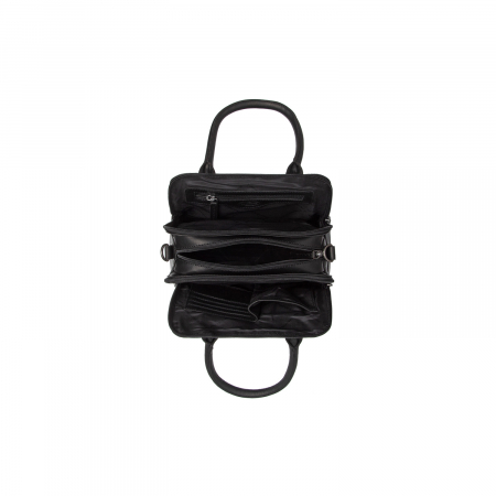 Geanta de dama din piele naturala, The Chesterfield Brand, Ezra, Negru [4]