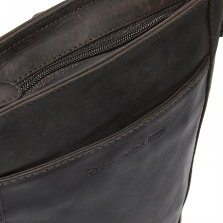 Geanta de dama din piele naturala, The Chesterfield Brand, Fintona, Maro inchis [1]