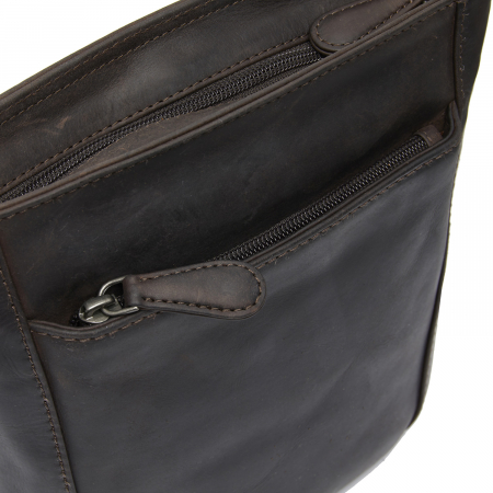 Geanta de dama din piele naturala, The Chesterfield Brand, Fintona, Maro inchis [4]