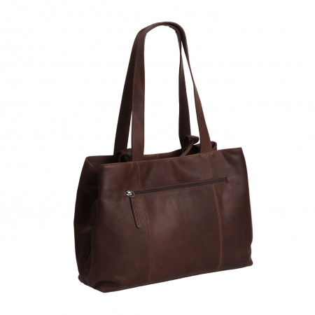 Geanta de dama din piele naturala, The Chesterfield Brand, Gail, de mana si umar, Maro inchis [5]