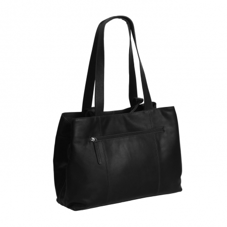 Geanta de dama din piele naturala, The Chesterfield Brand, Gail, de mana si umar, Negru [6]