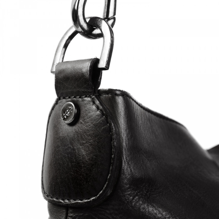 Geanta de dama din piele naturala, The Chesterfield Brand, Giulia, de mana si umar, Negru [3]