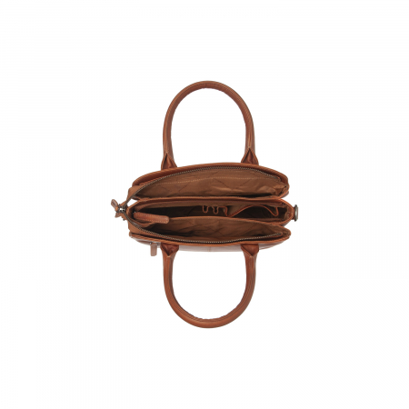 Geanta de dama, din piele naturala, The Chesterfield Brand, Hermosa, Maro coniac [3]