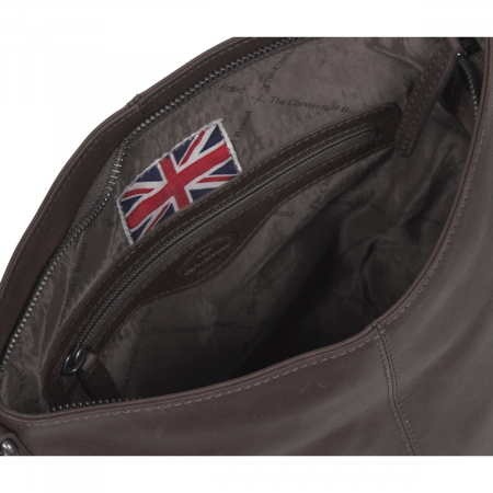 Geanta de dama din piele naturala, The Chesterfield Brand, Jen, Maro inchis [1]
