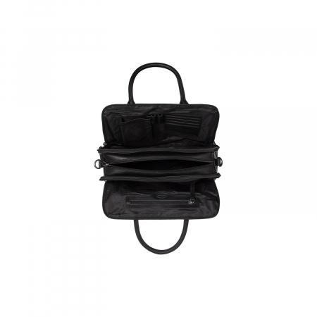 Geanta de dama din piele naturala, The Chesterfield Brand, Layton, Negru [3]