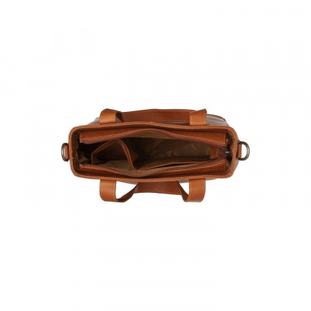 Geanta de dama din piele naturala, The Chesterfield Brand, Lingfield, Maro coniac [3]