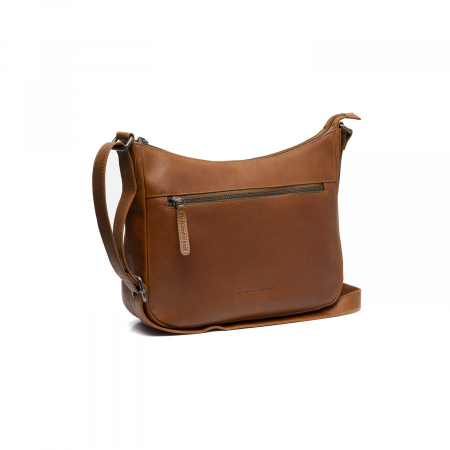 Geanta de dama din piele naturala, The Chesterfield Brand, Loraine, de umar, Maro coniac