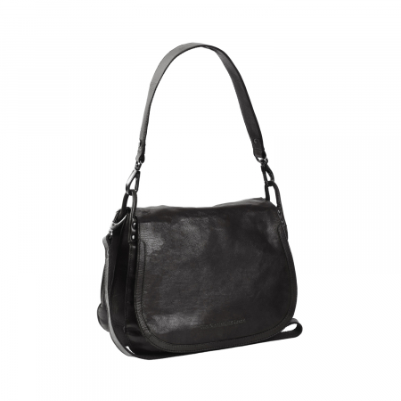Geanta de dama din piele naturala, The Chesterfield Brand, Mabelia, de mana si umar, Negru