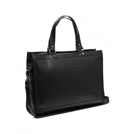 Genti de zi - Geanta de dama din piele naturala, The Chesterfield Brand, Manly, Negru