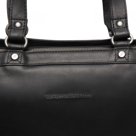 Geanta de dama din piele naturala, The Chesterfield Brand, Manly, Negru [2]