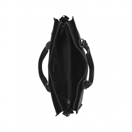 Geanta de dama din piele naturala, The Chesterfield Brand, Manly, Negru [1]
