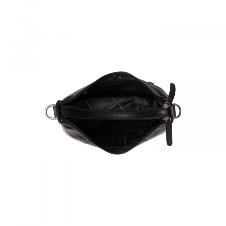 Geanta de dama din piele naturala, The Chesterfield Brand, Marle, Negru [2]