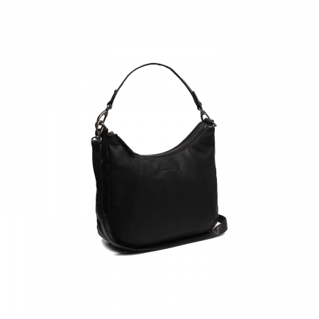 Genti de zi - Geanta de dama din piele naturala, The Chesterfield Brand, Marle, Negru