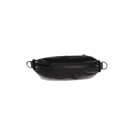 Geanta de dama din piele naturala, The Chesterfield Brand, Marle, Negru [1]