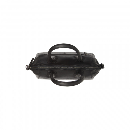 Geanta de dama din piele naturala, The Chesterfield Brand, Marsala, Negru [3]
