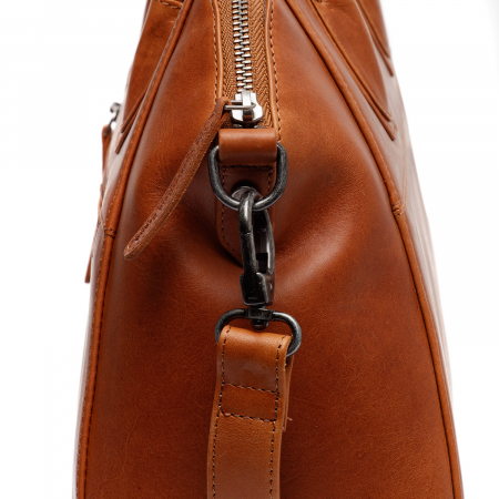 Geanta de dama din piele naturala, The Chesterfield Brand, Marsala, Maro coniac [5]