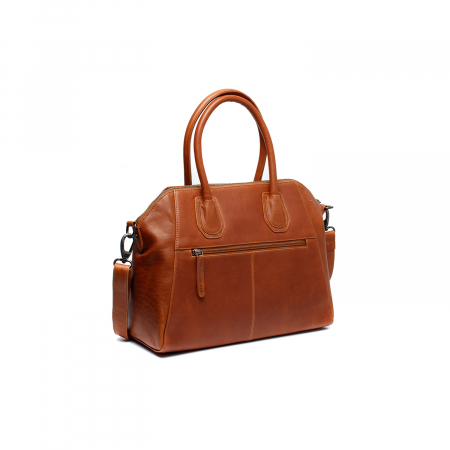 Geanta de dama din piele naturala, The Chesterfield Brand, Marsala, Maro coniac [9]