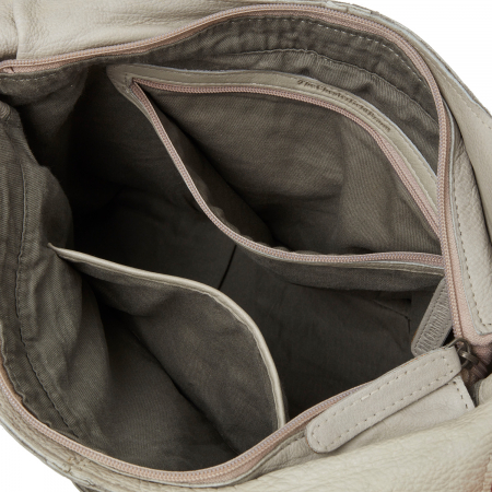 Geanta de dama din piele naturala, The Chesterfield Brand, Marseille, Gri deschis [1]
