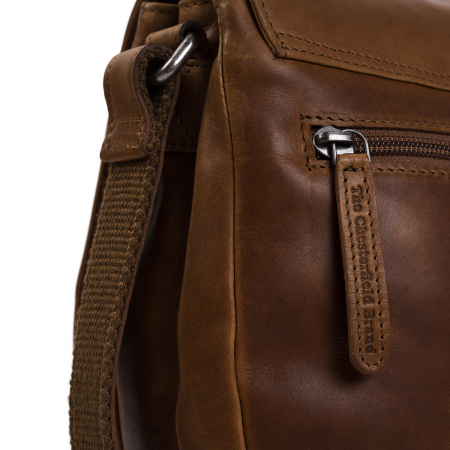 Geanta de dama din piele naturala, The Chesterfield Brand, Millie, Maro coniac [5]