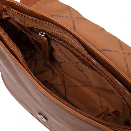 Geanta de dama din piele naturala, The Chesterfield Brand, Montana, Maro coniac [2]