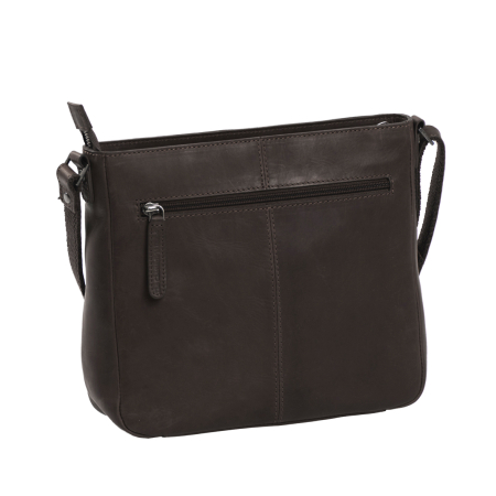 Geanta de dama din piele naturala, The Chesterfield Brand, Mumbai, de umar, Maro inchis [4]