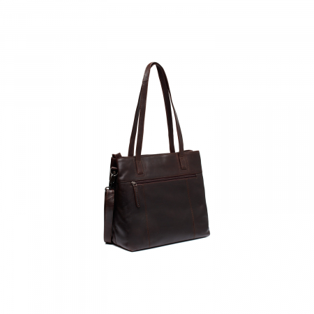 Geanta de dama din piele naturala, The Chesterfield Brand, Nola, Maro inchis [5]