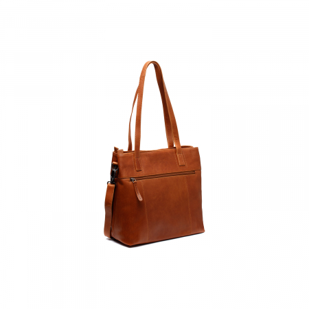Geanta de dama din piele naturala, The Chesterfield Brand, Nola, Maro coniac [8]