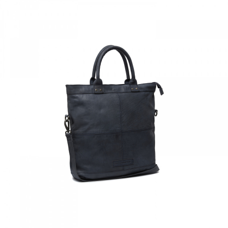 Genti de zi - Geanta de dama din piele naturala, The Chesterfield brand, Ontario, Bleumarin