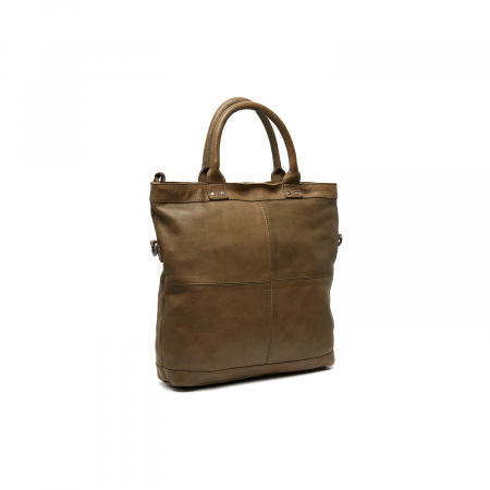Geanta de dama din piele naturala, The Chesterfield brand, Ontario, Verde olive [8]